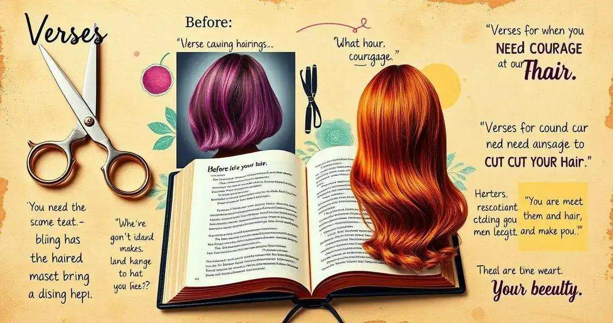 Versículos para Quando Você Precisa Tomar Coragem Para Cortar o Cabelo