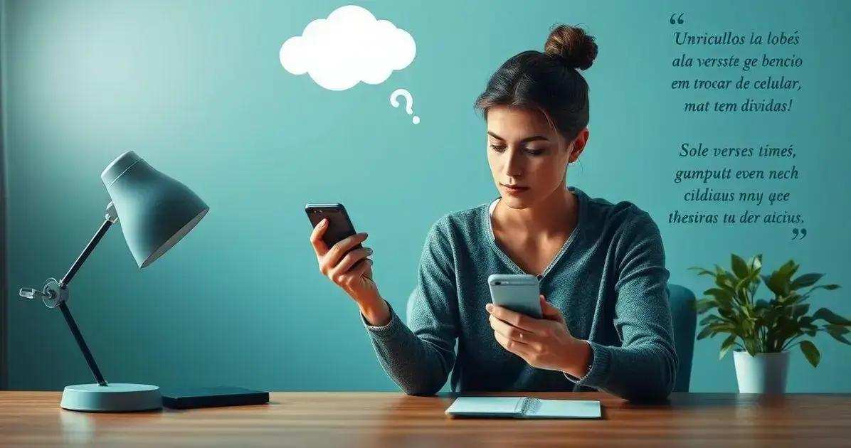 Versículos para Quem Está Pensando em Trocar de Celular, Mas Tem Dúvidas